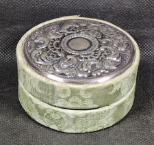 Vintage Round Lidded Trinket