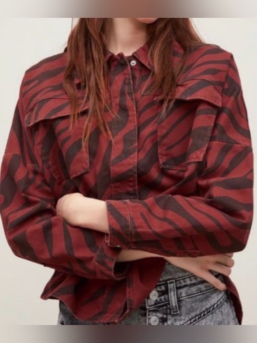 Zara zebra print - //, button-up