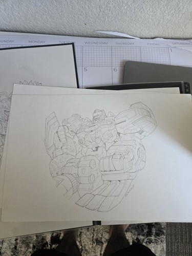 Original pencil drawing - original,