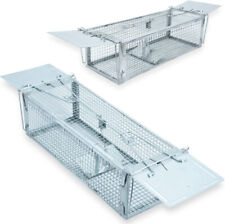 Rat Trap Squirrel 2 Door Mouse Trap Rat Catcher Humane Live Heavy Duty Bait Cage