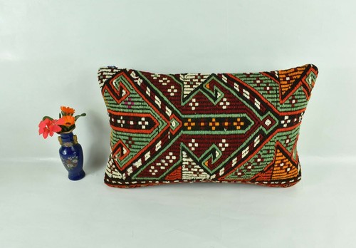 Kilim pillow cover 12x20 - pillow,