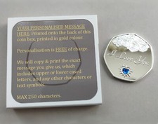 "I Love You" Gift ( With PERSONALISED Box ) Commemorative Metal Coin Present