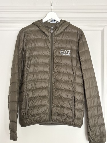 Armani ea7 hood puffer jacket - armani,