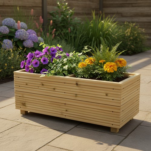 Twin large decking patio - twin,