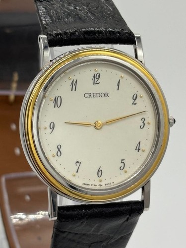 Seiko credor 7770 - 7770-6030, 18k