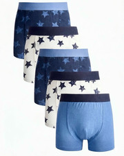 Boys TU 5 Pack Trunks Boxers