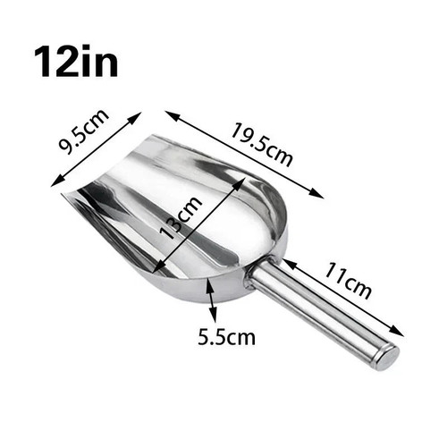 Stainless steel ice cube flour - steel,