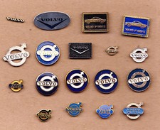 Vintage VOLVO LOGO pin badges 1960s Car Truck Tractor Ship Sweden