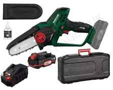 Parkside 20V Cordless Wood Cutter Saw Mini Chainsaw - With 2Ah Battery & Charger