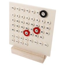  Minimalist DIY Perpetual Calendar - Wooden Block Calendar Office Countdown