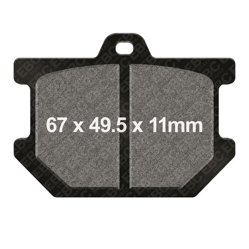 Semi sintered brake pads ebc - brake,