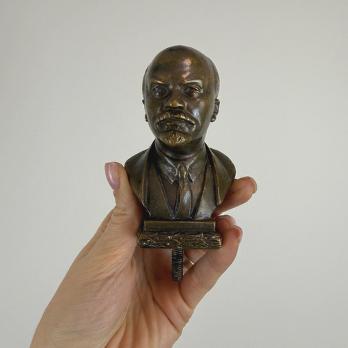 Soviet lenin bust - lenin, bronze