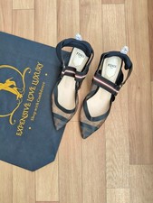 FENDI BEIGE / BROWN ZUCCA MESH