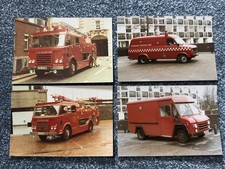 London Fire Brigade - 4 Fire Engine Photographs