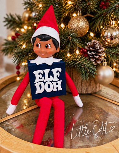 Christmas elf figurine doll - christmas,