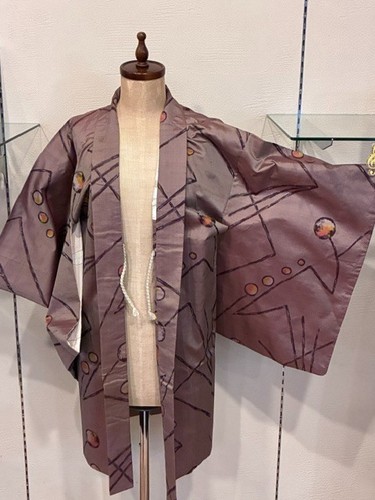 Vintage japanese silk - silk, tsumugi