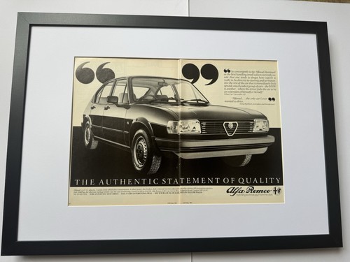 Framed original 1981 alfa - original,