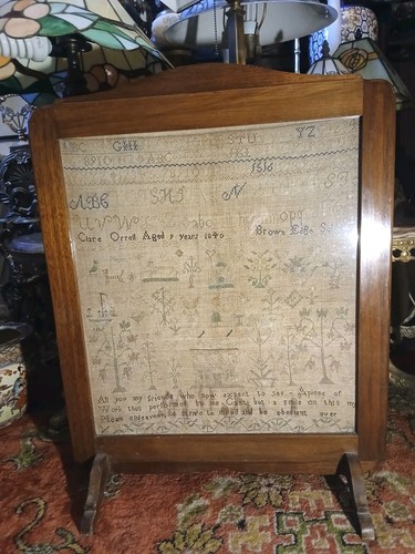 Beautiful sampler housed - housed, an