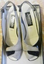 Genuine  Dorndorf  Shoes, Vintage, Size 5.5 Black & Cream Patent