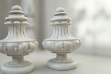 UNPAINTED 45mm SECONDS French Ashley Amelie Curtain Pole FINIAL (ref: laura)END