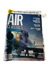 Magazine Air Classics Aircraft Modelling Plane Mag October 1982 Vintage ra