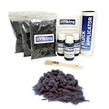 Anthracite Grey Flocking Kit Large Triple Flocked Dash Full Kit Flocking Car DIY