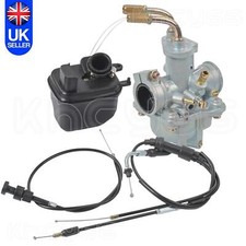 Carburetor Carb Kit for Yamaha PW 50 Air Filter Box Kit & Throttle & Choke Cable
