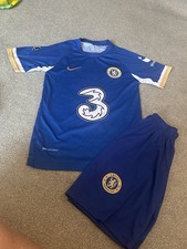Kids Chelsea FC 23/24 Home Kit Havertz 29 Size   152 (8-10yrs)