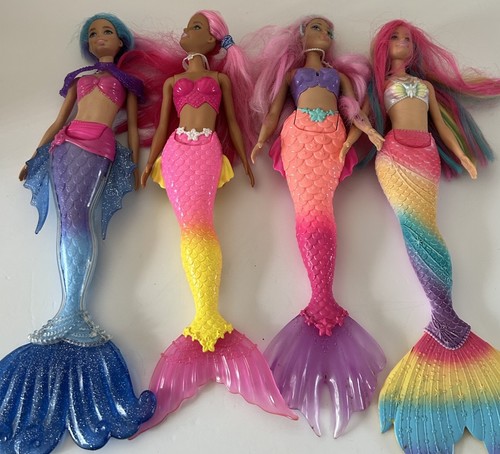 Barbie mermaid doll bundle - barbie, x4
