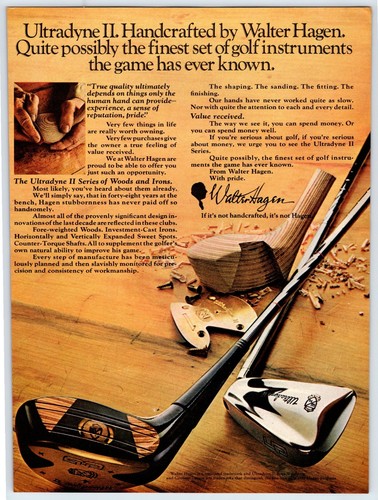 1974 walter hagen golf clubs - walter,