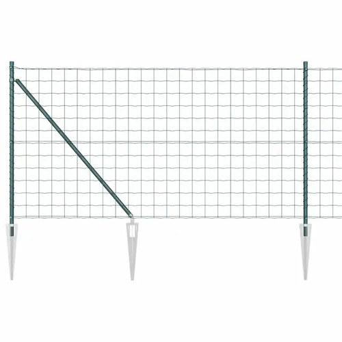 Euro fence with concrete - fence, base