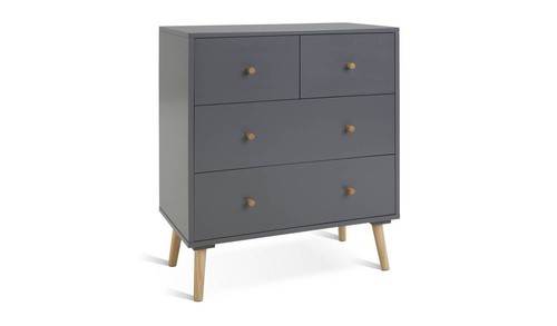 Otto drawer chest grey - 4,