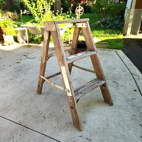 Vintage step wood - 2,