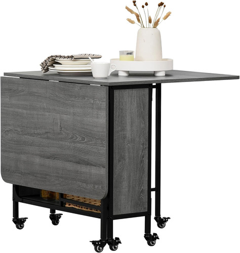 Mobile drop leaf table - leaf, folding