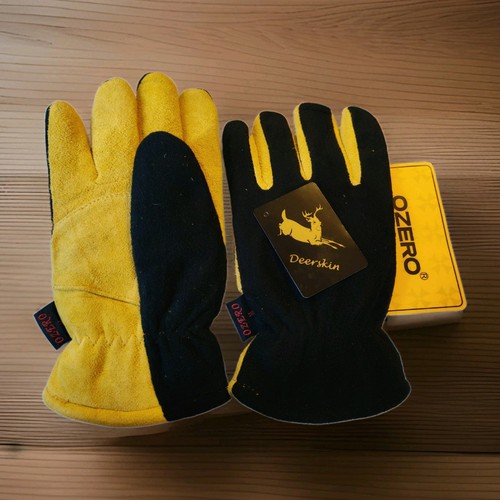 Deerskin thermal gloves soft - deerskin,