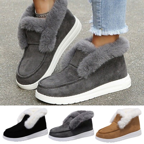 Womens moccasin fur lined - womens,