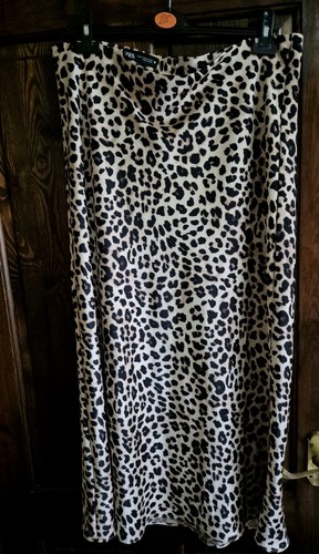 Zara satin silk feel leopard - zara,