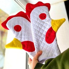 1pc Rooster Oven Mitts Rooster