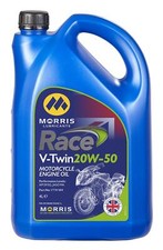 MORRIS V-Twin 20W-50 Racing Mineral Engine Oil for Harley Davidson JASO MA - 4L