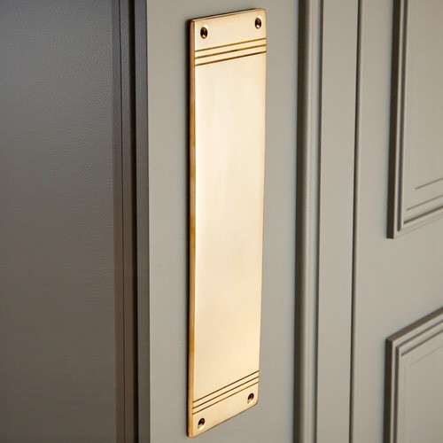 Solid polished brass finger - solid,