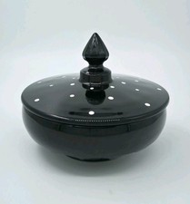 Jetique Black Glass Polka Dot