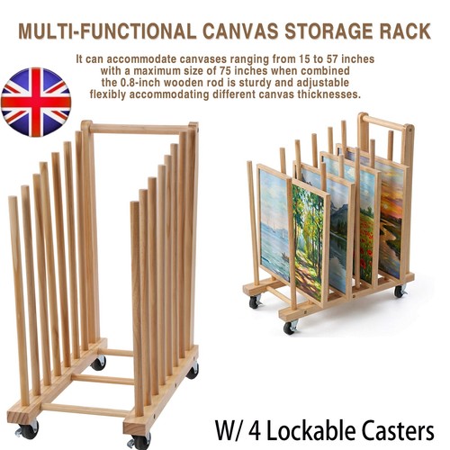 Wooden print storage rack - print,