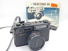 Yashica Electro 35 GT Rangefinder Film Camera with 45mm f/1.7 Lens + Manual