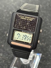Rare Vintage Vox Watch talking watch 80s Retro RadioShack