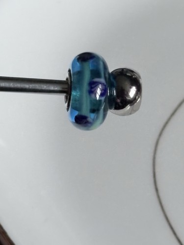 Trollbeads china bead - trollbeads, retired
