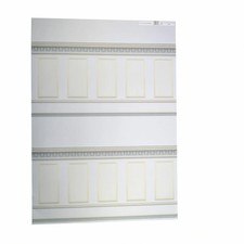 Dolls house wallpaper grey - house,