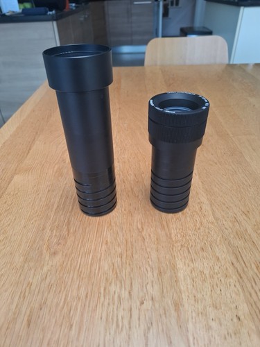 Two slide projector lenses - two,