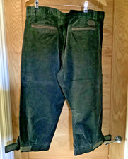 musto mens shooting performance breeks dark green corduroy w38