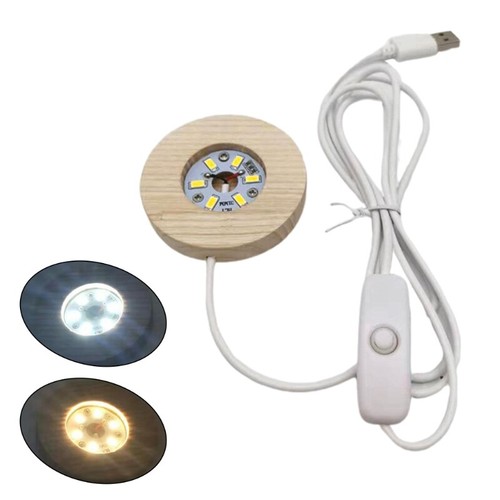Led night light wooden - led,