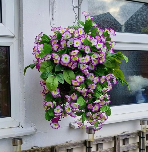 Artificial hanging basket - artificial,